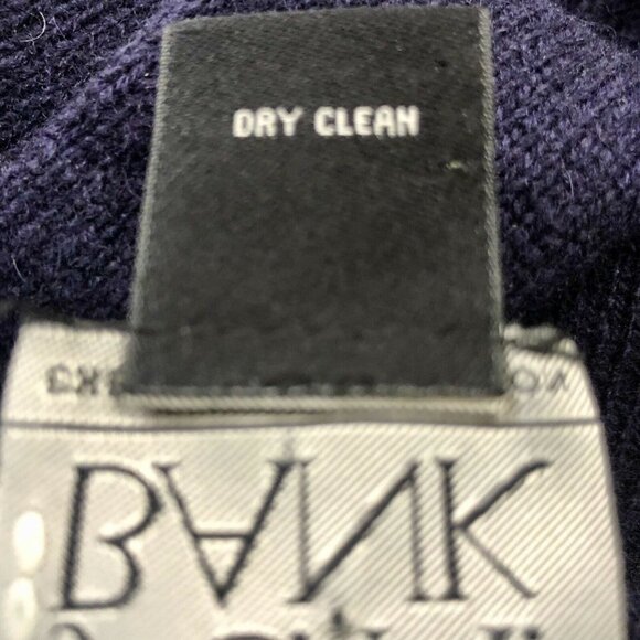 Jos A Bank Executive Collection Sweater Lambswool lambs wool‎ Blend Blue medium - Picture 4 of 5